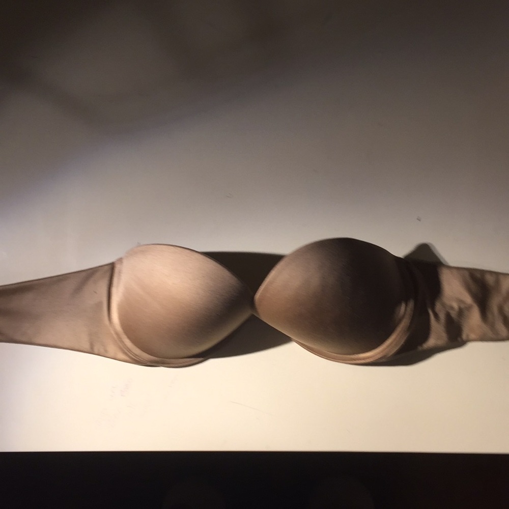 aerie nude strapless bra